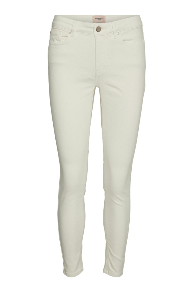 Vero Moda ecru dames jeans | Vooraanzicht