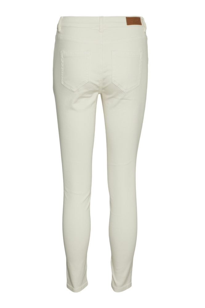 Vero Moda ecru dames jeans | Achteraanzicht