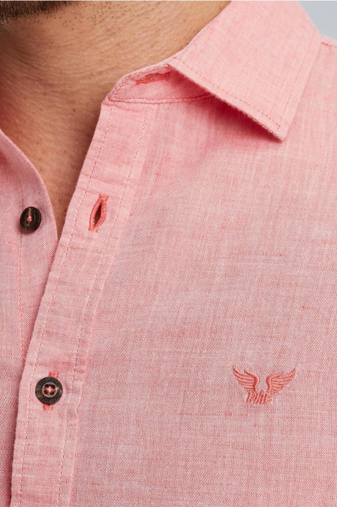 PME legend roze heren overhemd | Close up