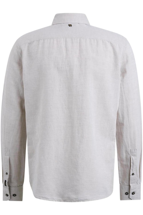 PME legend beige heren overhemd | Achteraanzicht