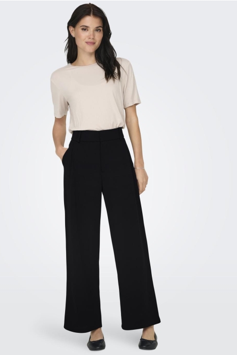 Jacqueline de Yong zwarte dames broek | Model
