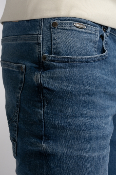 Petrol Industries blauwe heren jeans | Close up