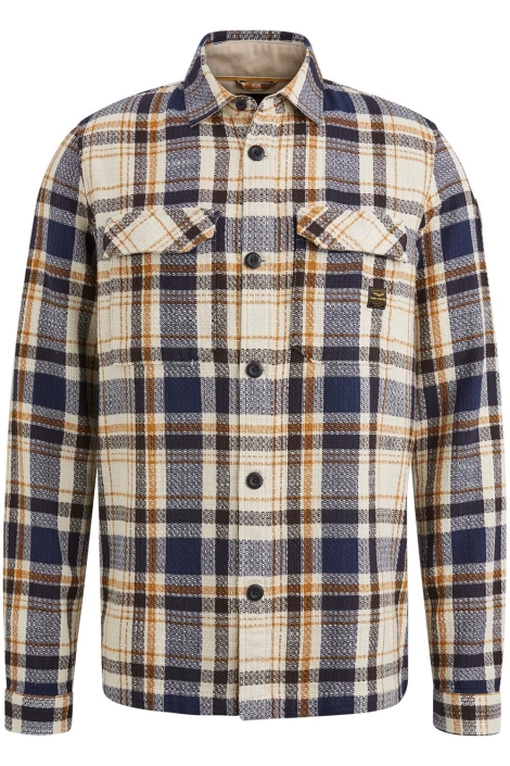 PME legend blauwe heren overhemd | Vooraanzicht