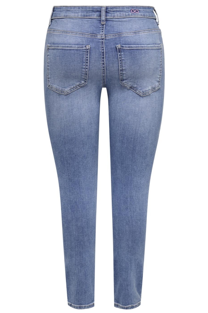 Jacqueline de Yong blauwe dames jeans | Achteraanzicht