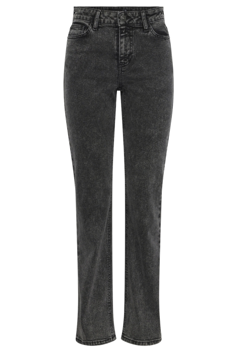 Pieces grijze dames jeans | Vooraanzicht