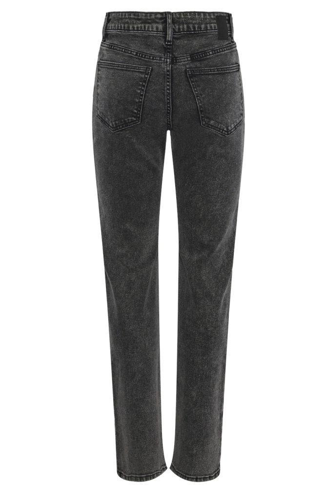 Pieces grijze dames jeans | Achteraanzicht