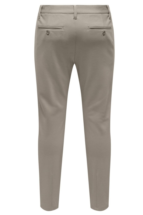 Only & Sons beige heren broek | Achteraanzicht