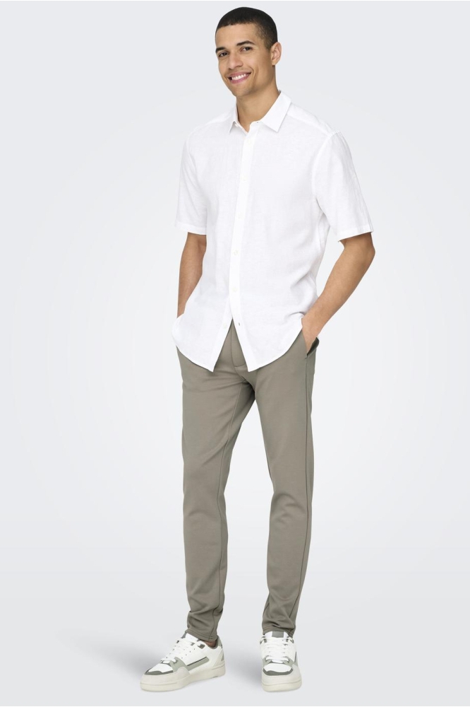 Only & Sons beige heren broek | Model