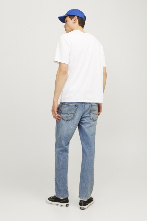Jack & Jones blauwe heren jeans | Model achteraanzicht