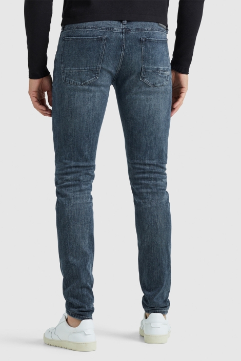 Cast Iron blauwe heren jeans | Model achteraanzicht
