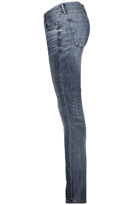 Cast Iron blauwe heren jeans | Zijaanzicht