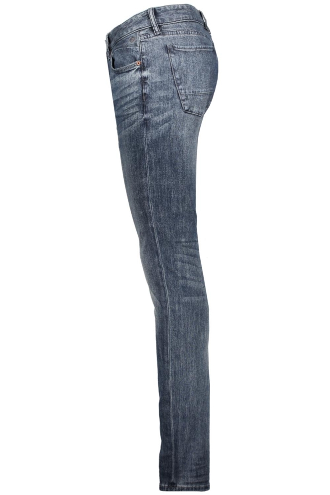 Cast Iron blauwe heren jeans | Zijaanzicht