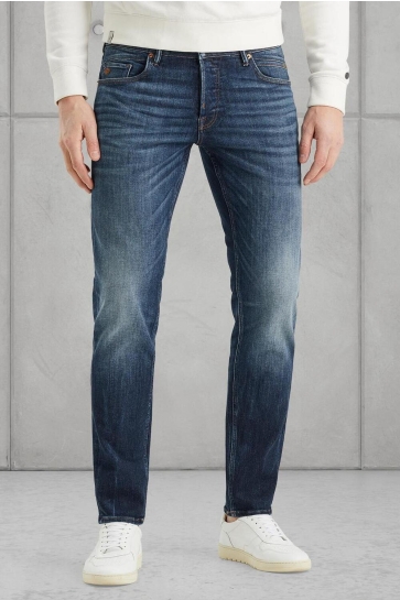 Cast Iron shiftback tapered indigo royal blu Blauw