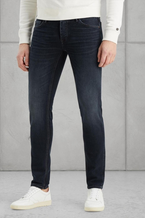 Cast Iron blauwe heren jeans | Model vooraanzicht