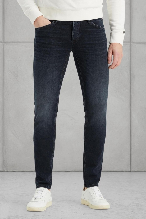 Cast Iron blauwe heren jeans | Model vooraanzicht
