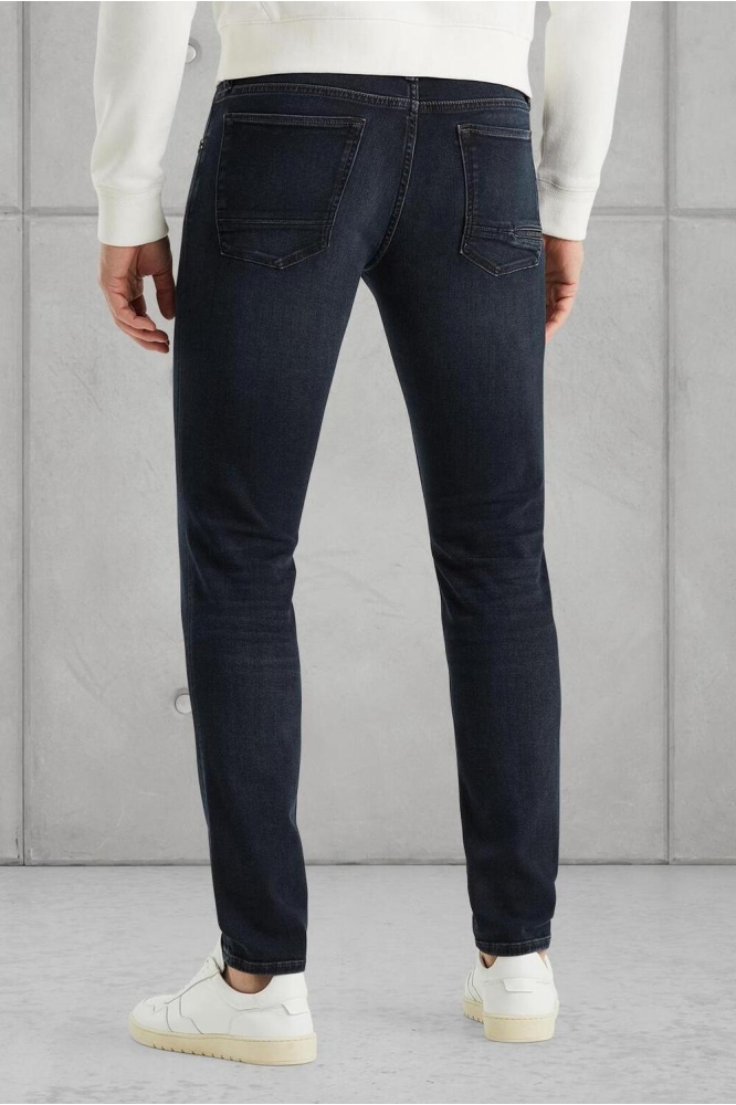 Cast Iron blauwe heren jeans | Model achteraanzicht