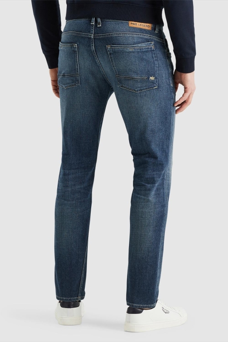 PME legend blauwe heren jeans | Model achteraanzicht