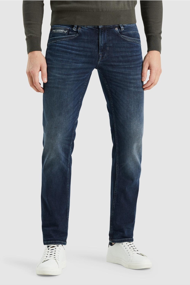 PME legend blauwe heren jeans | Model vooraanzicht