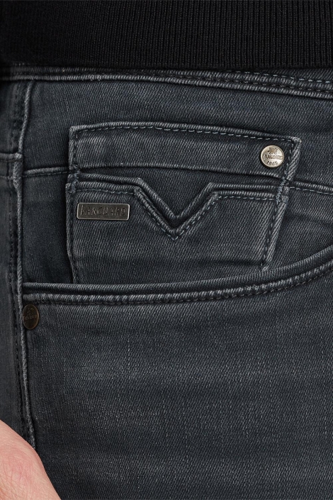Vanguard blauwe heren jeans | Close up