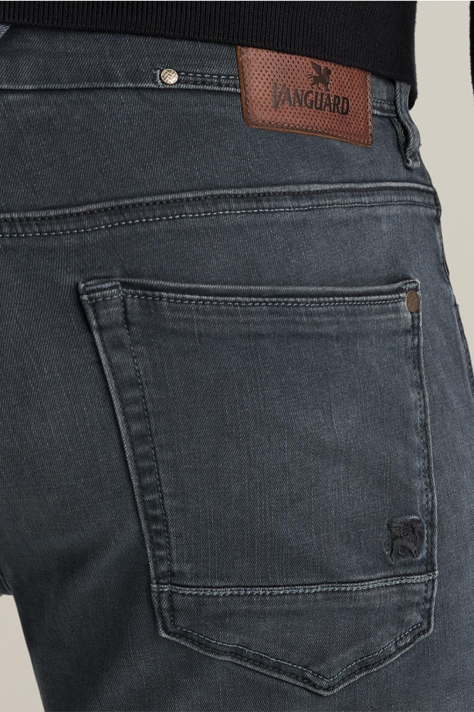 Vanguard blauwe heren jeans | Close up