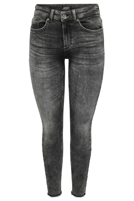 Only grijze dames jeans | Vooraanzicht