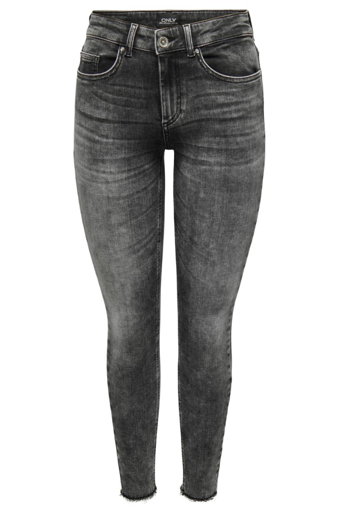 Only grijze dames jeans | Vooraanzicht