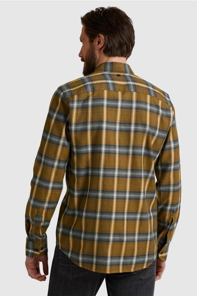 Vanguard gele heren overhemd | Model achteraanzicht