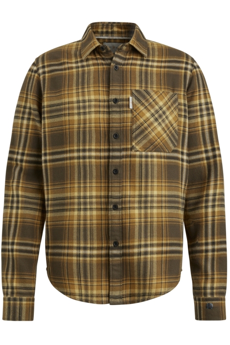Cast Iron gele heren overhemd | Vooraanzicht
