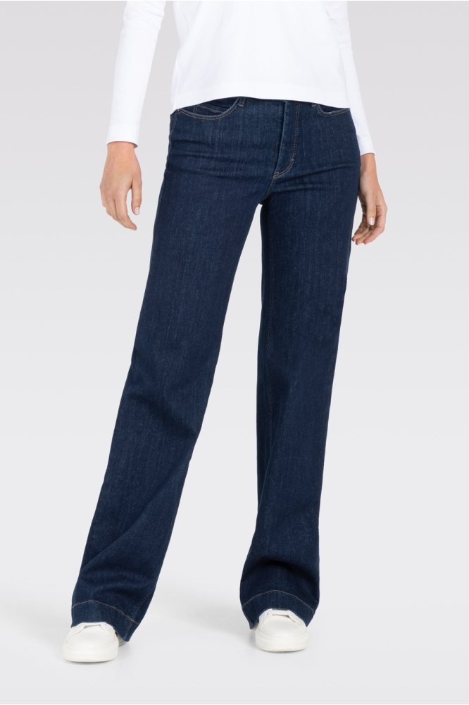 Mac blauwe dames jeans | Model vooraanzicht
