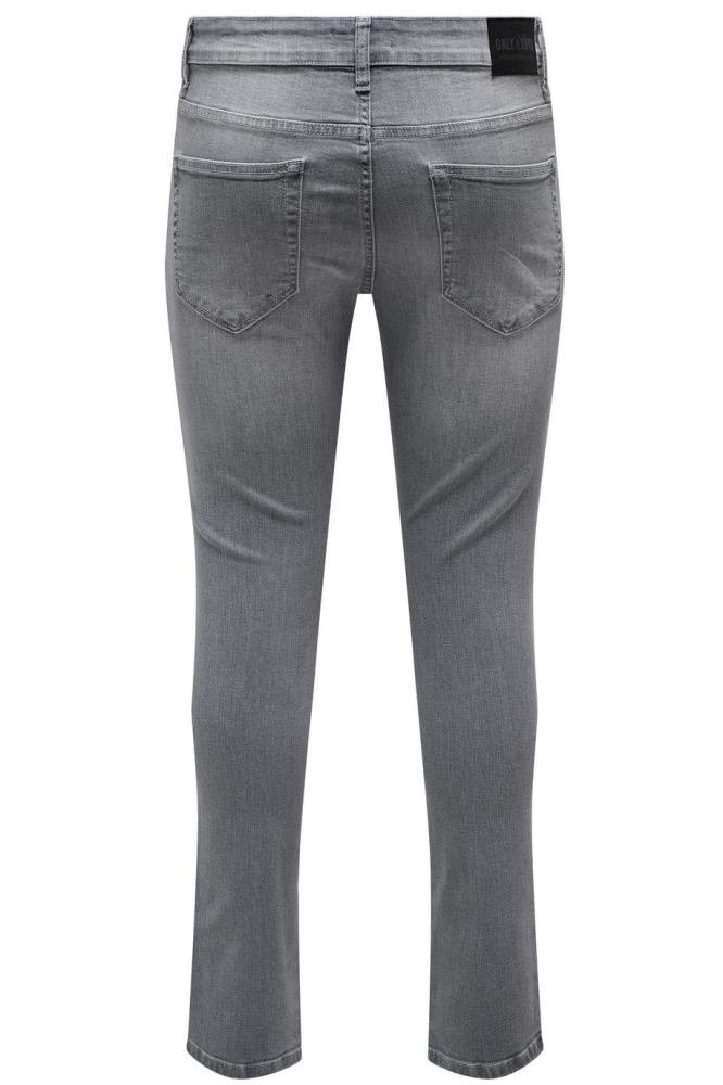 Only & Sons grijze heren jeans | Achteraanzicht