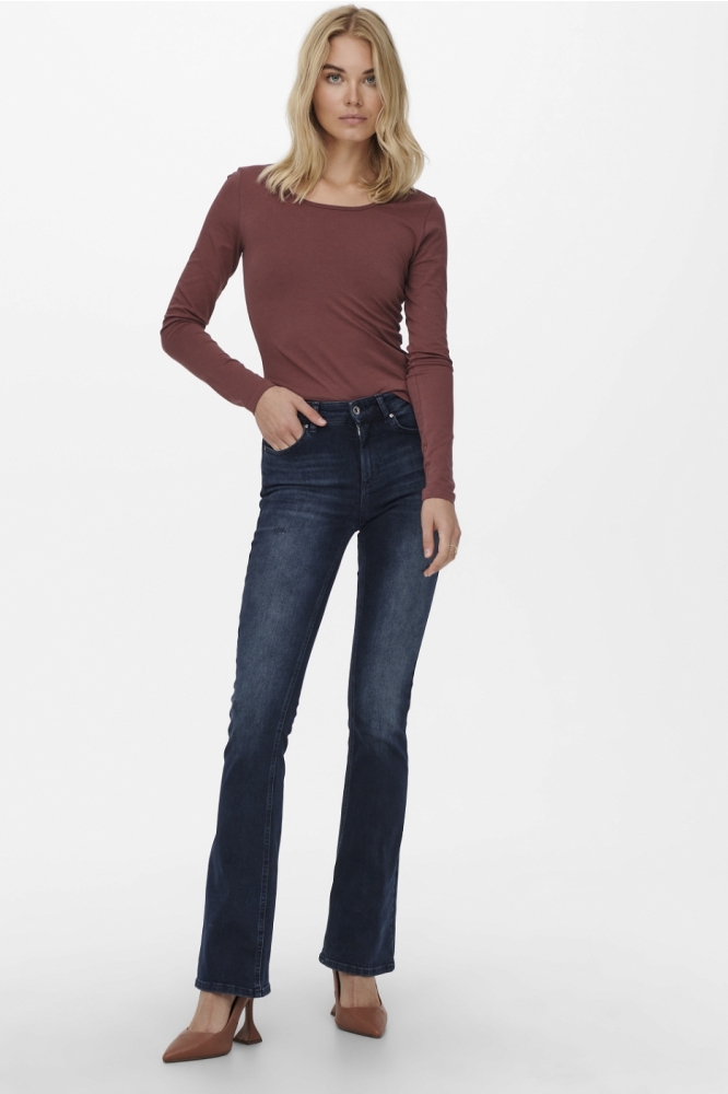Only blauwe dames jeans | Model
