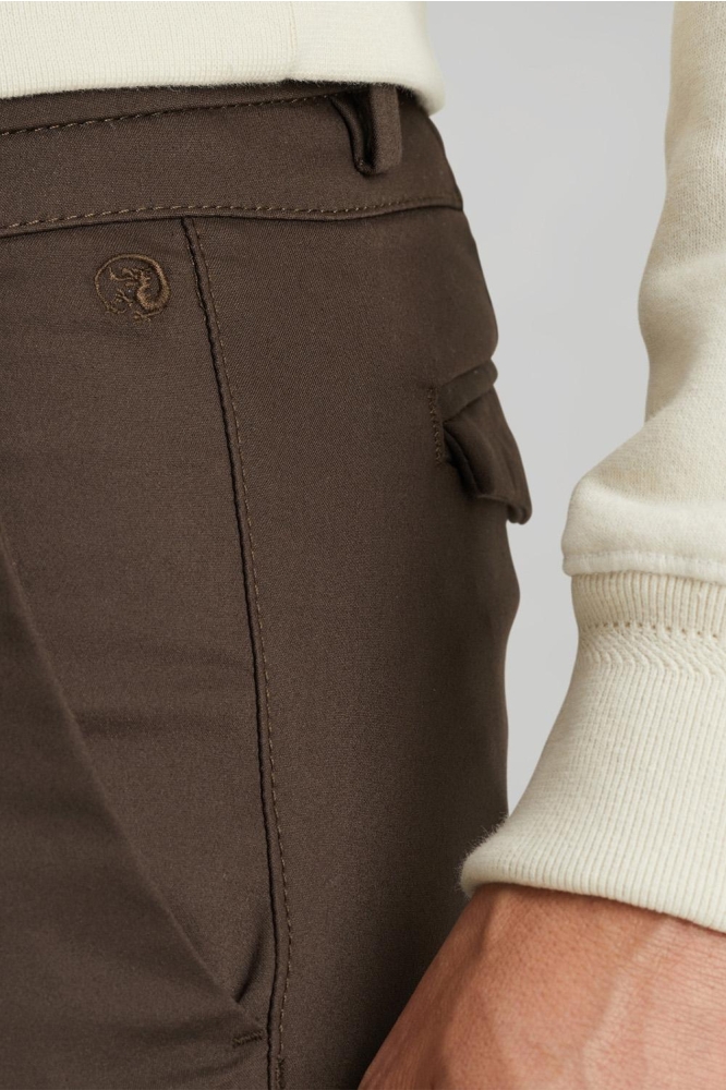 Cast Iron bruine heren broek | Close up