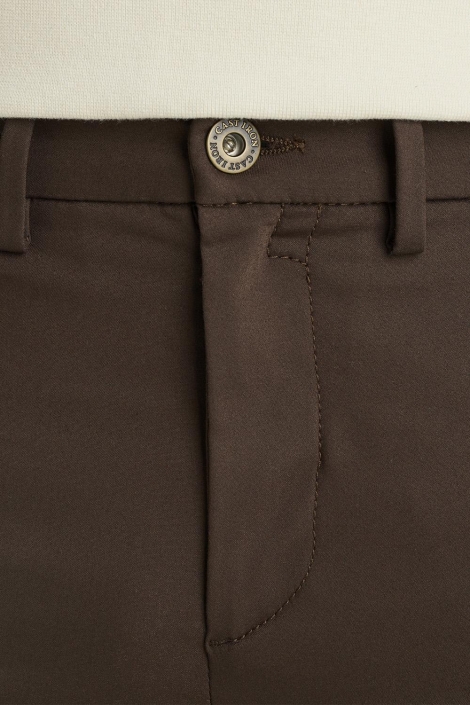 Cast Iron bruine heren broek | Close up