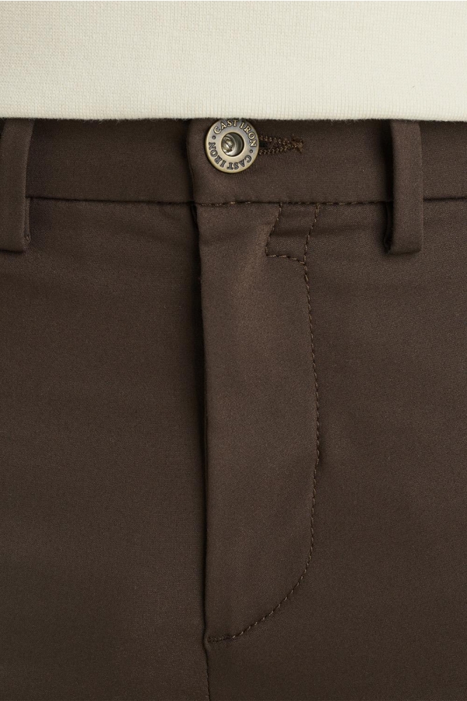 Cast Iron bruine heren broek | Close up