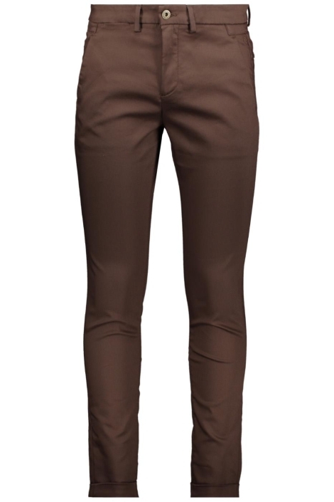 Cast Iron bruine heren broek | Vooraanzicht