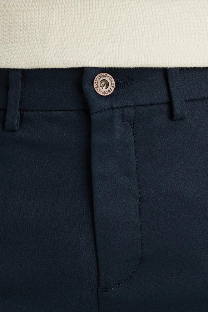 Cast Iron blauwe heren broek | Close up