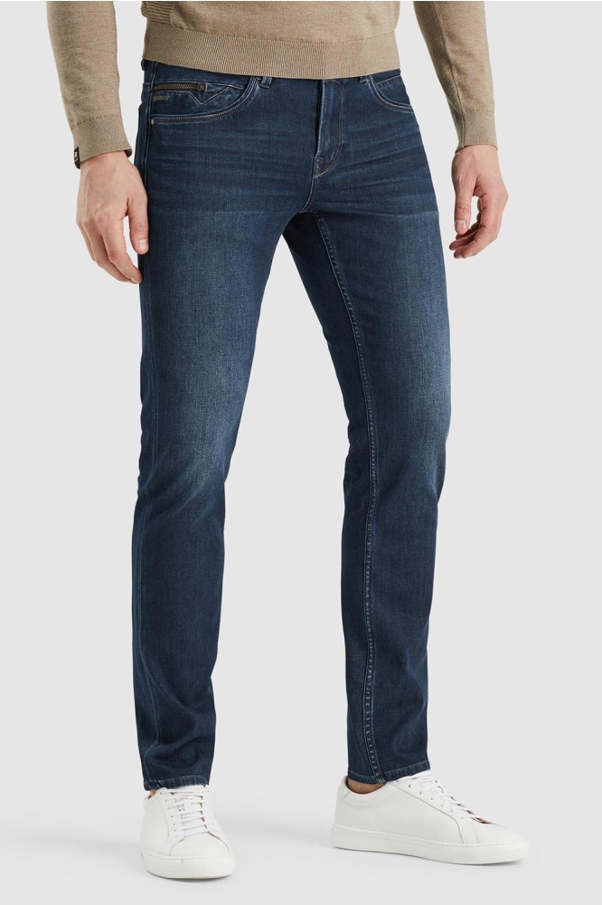 Vanguard blauwe heren jeans | Model vooraanzicht