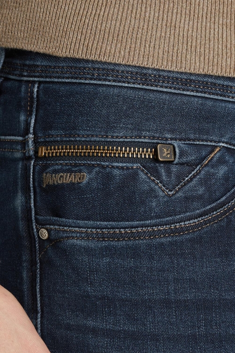 Vanguard blauwe heren jeans | Close up