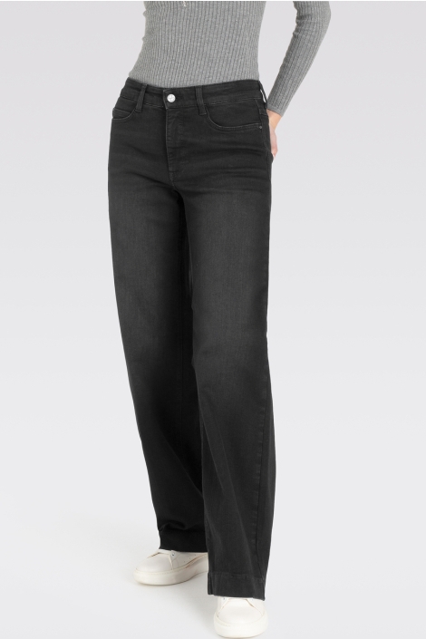 Mac zwarte dames jeans | Model vooraanzicht