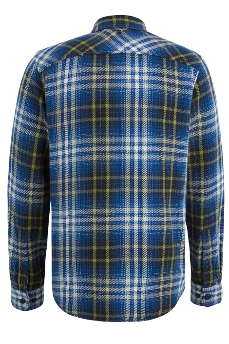 PME legend blauwe heren overhemd | Achteraanzicht