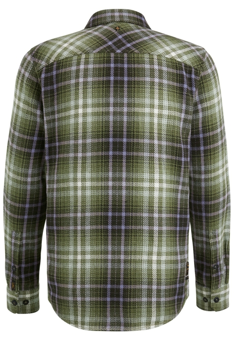 PME legend groene heren overhemd | Achteraanzicht