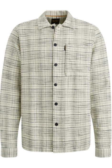 PME legend beige heren overhemd | Vooraanzicht