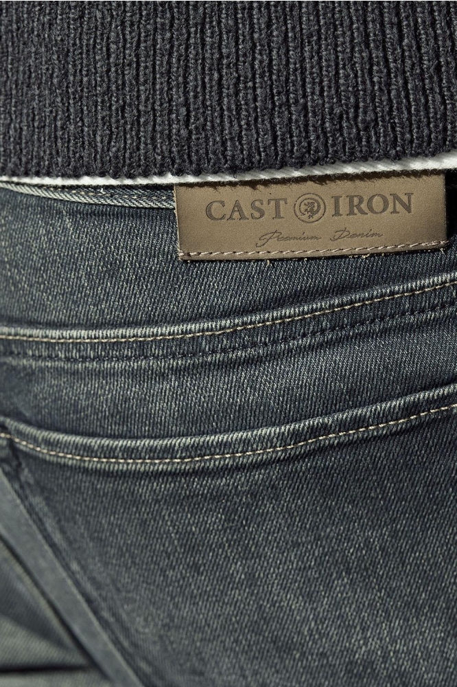 Cast Iron blauwe heren jeans | Close up