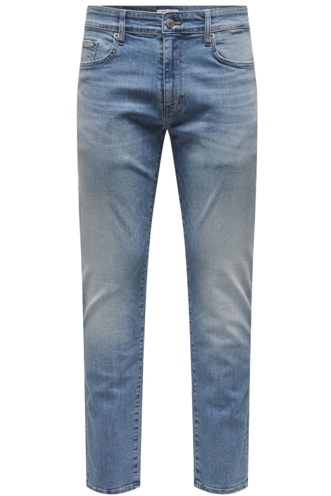 Only & Sons blauwe heren jeans | Vooraanzicht
