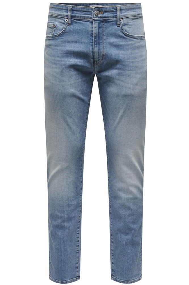 Only & Sons blauwe heren jeans | Vooraanzicht