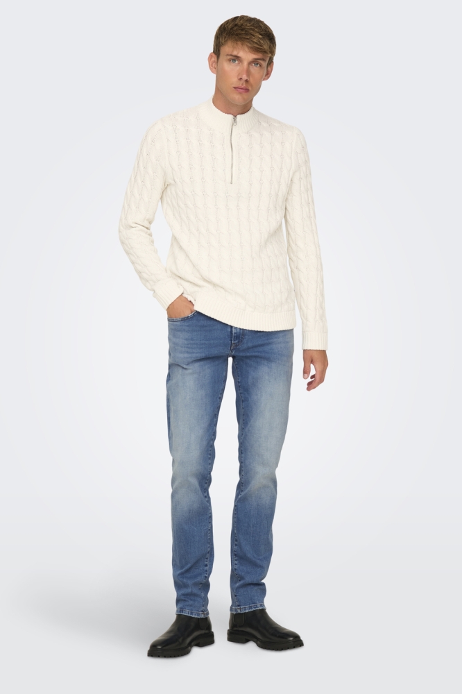 Only & Sons blauwe heren jeans | Model