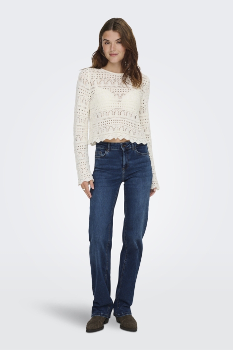 Only blauwe dames jeans | Model