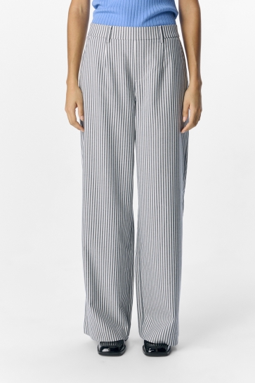 Object OBJLISA WIDE PANT AOP NOOS 23040544 CLOUD DANCER/SKY CAPTAL