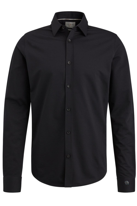 Cast Iron zwarte heren overhemd | Vooraanzicht