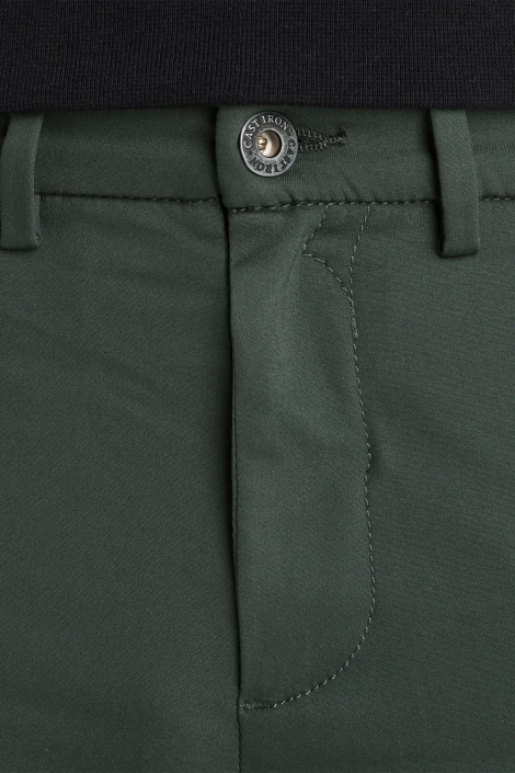 Cast Iron groene heren broek | Close up